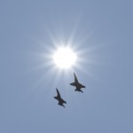 F18 Super Hornets fly over, Daytona 500, COPD 300